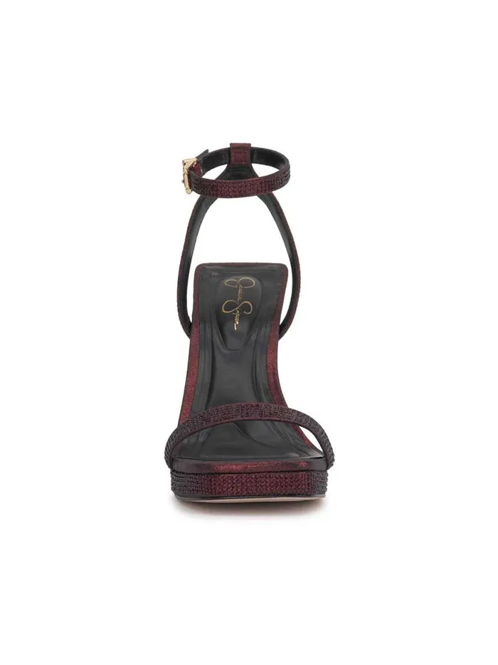 Women Adonia High Heel In Oxblood Jessica Simpson Sandals