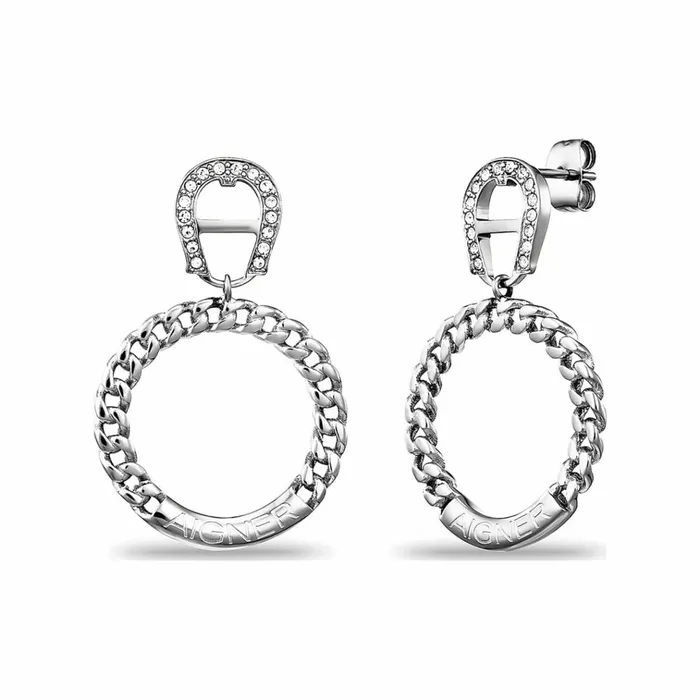 Women Aigner Jewelry Earrings With Logo