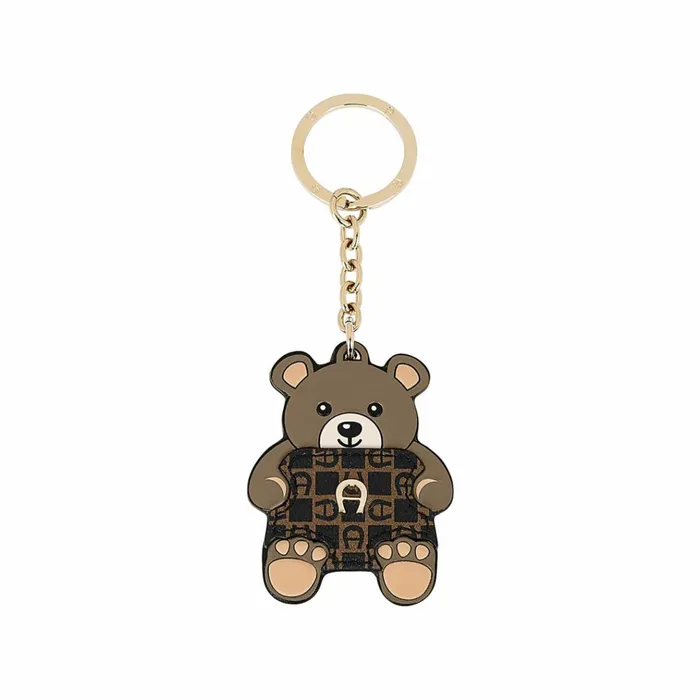 Women Aigner Keychains and Key Cases Keyring Teddy Bear Dadino