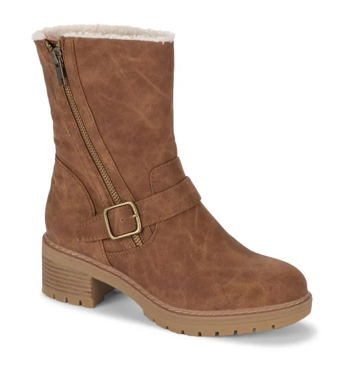 Women Alary Mid Calf Boot Brown Baretraps Booties