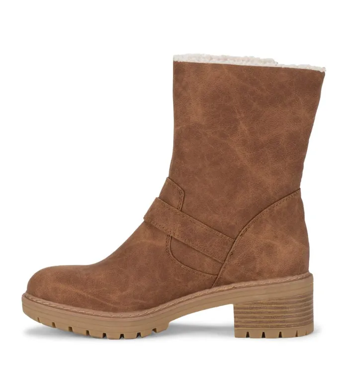 Women Alary Mid Calf Boot Brown Baretraps Booties