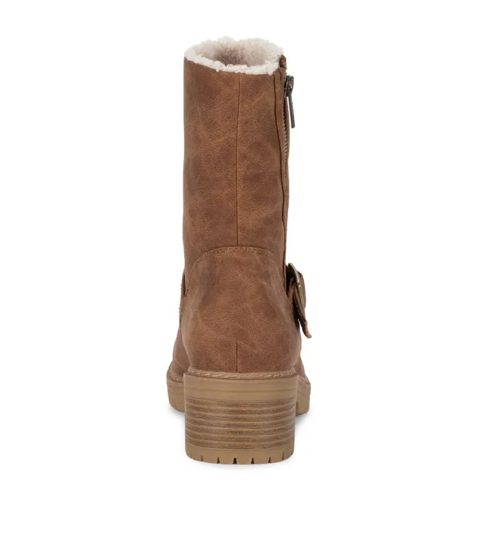 Women Alary Mid Calf Boot Brown Baretraps Booties