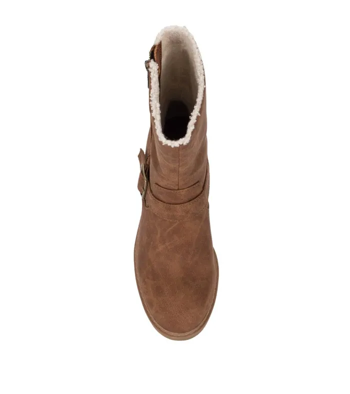 Women Alary Mid Calf Boot Brown Baretraps Booties
