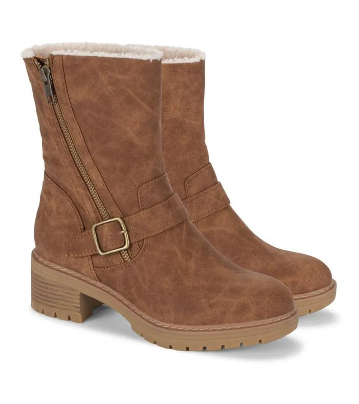 Women Alary Mid Calf Boot Brown Baretraps Booties