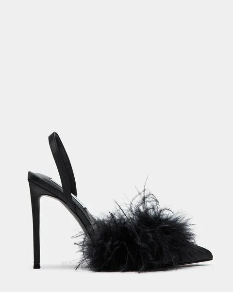 Women ALEXIS BLACK SATIN Black Satin Steve Madden Heels