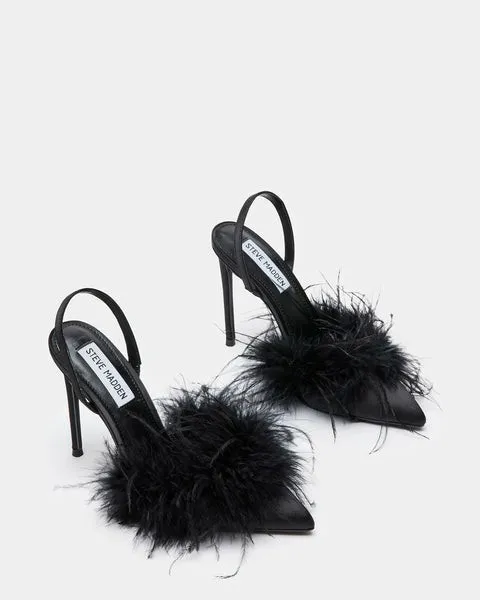 Women ALEXIS BLACK SATIN Black Satin Steve Madden Heels Women ALEXIS BLACK SATIN Black Satin Steve Madden Heels