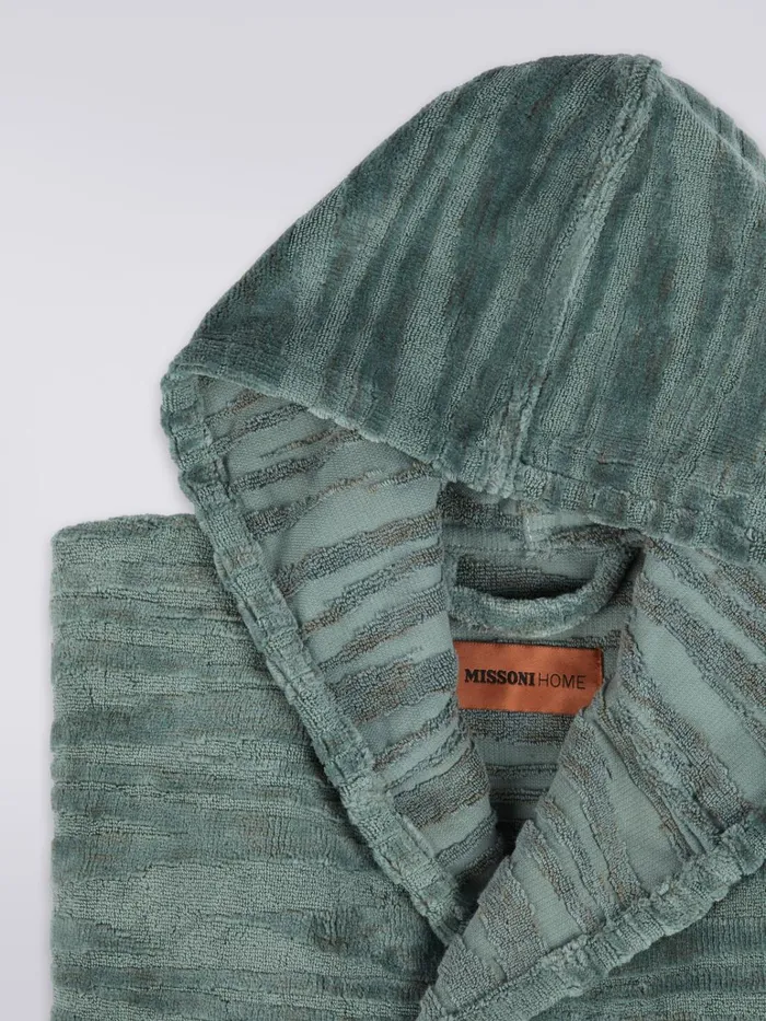 Women Allan Hooded Bathrobe Multicoloured Missoni Bathrobes Women Allan Hooded Bathrobe Multicoloured Missoni Bathrobes
