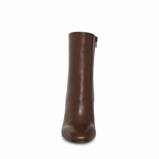 Women ALLISON BROWN LEATHER Brown Leather Steve Madden Boots and Booties Women ALLISON BROWN LEATHER Brown Leather Steve Madden Boots and Booties