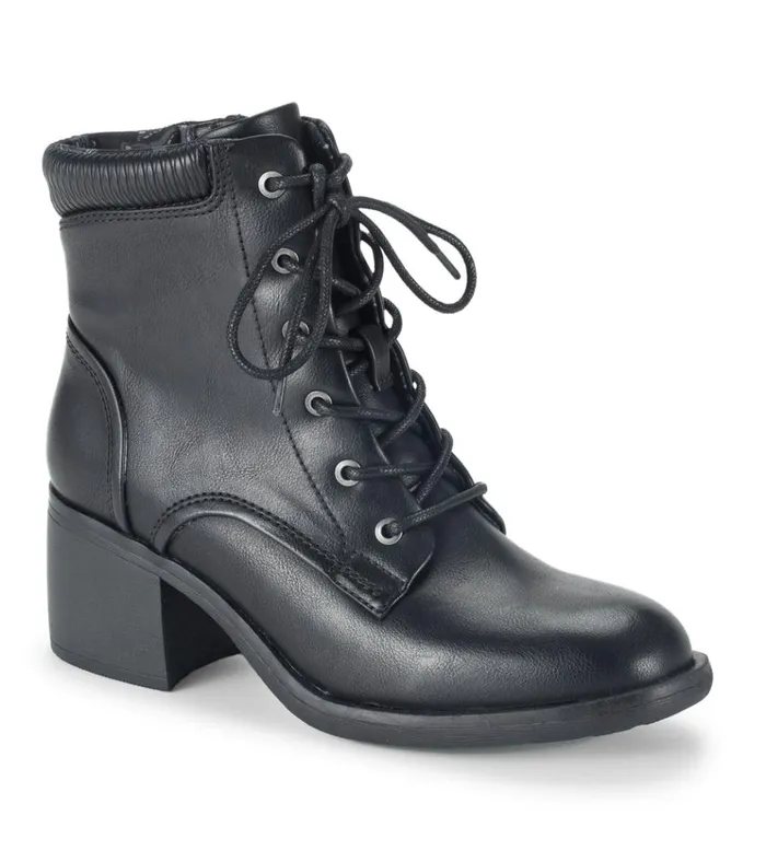 Women Allister Lace Up Bootie Black Baretraps Booties
