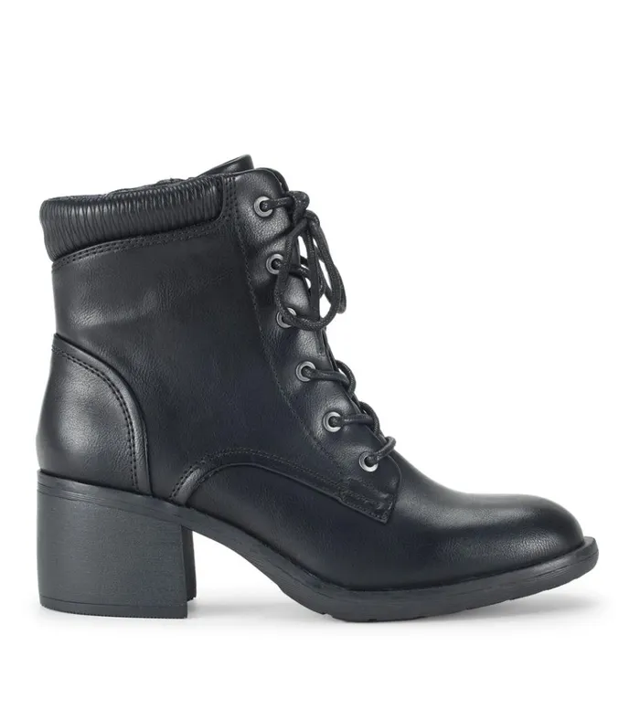 Women Allister Lace Up Bootie Black Baretraps Booties