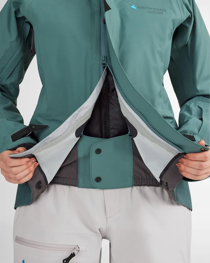 Women Allsvinn Cutan Jacket Midnight Blue Klttermusen Waterproof Jackets