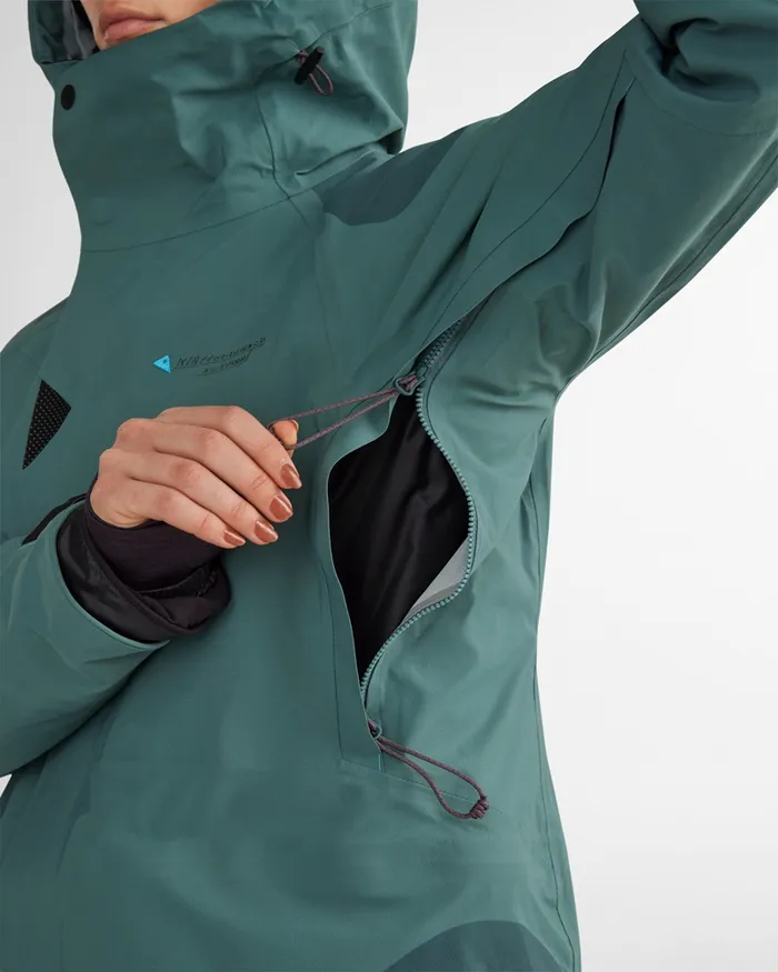 Women Allsvinn Cutan Jacket Midnight Blue Klttermusen Waterproof Jackets