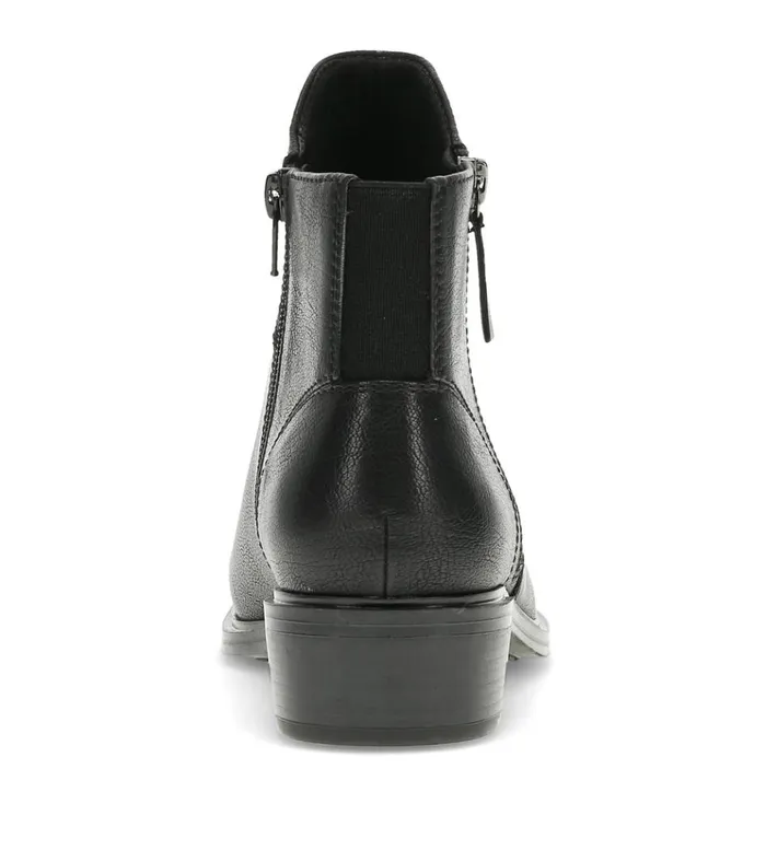 Women Alona Block Heel Bootie Black Baretraps Booties