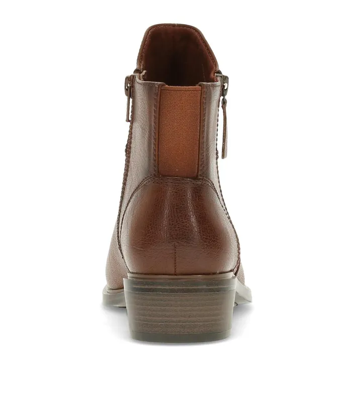 Women Alona Block Heel Bootie Cognac Baretraps Booties