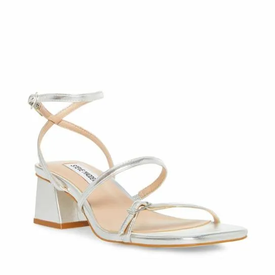 Women AMALIA SILVER Silver Steve Madden Heels Women AMALIA SILVER Silver Steve Madden Heels