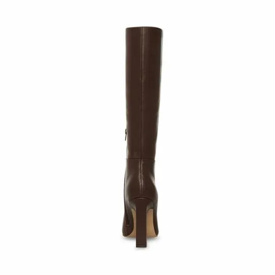 Women ARCHERS BROWN LEATHER Brown Leather Steve Madden Boots and Booties Women ARCHERS BROWN LEATHER Brown Leather Steve Madden Boots and Booties