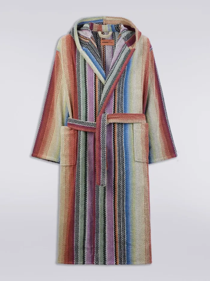 Women Archie Hooded Bathrobe Multicoloured Missoni Bathrobes