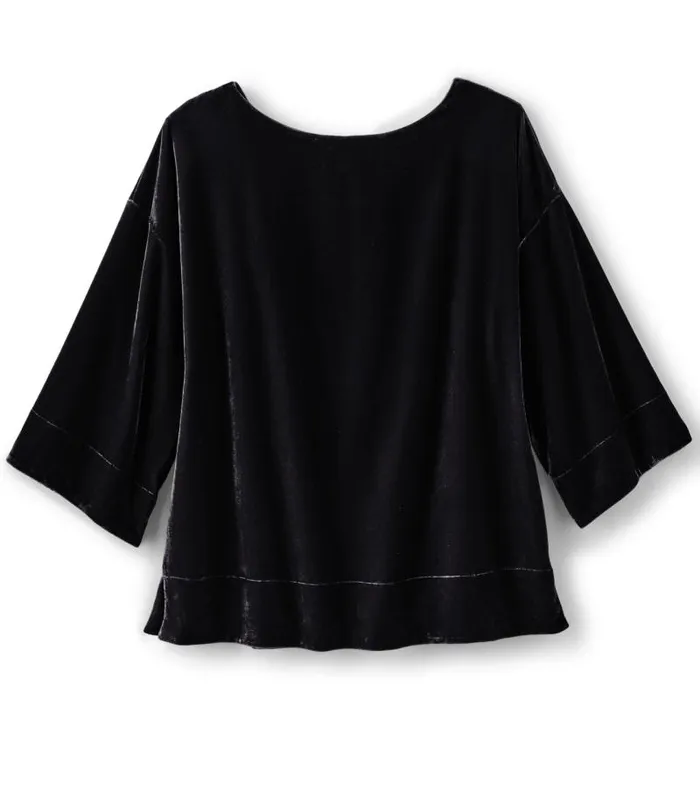 Women Aria Velvet Top Ombre Foliagegreen Soft Surroundings Tops Women Aria Velvet Top Ombre Foliagegreen Soft Surroundings Tops