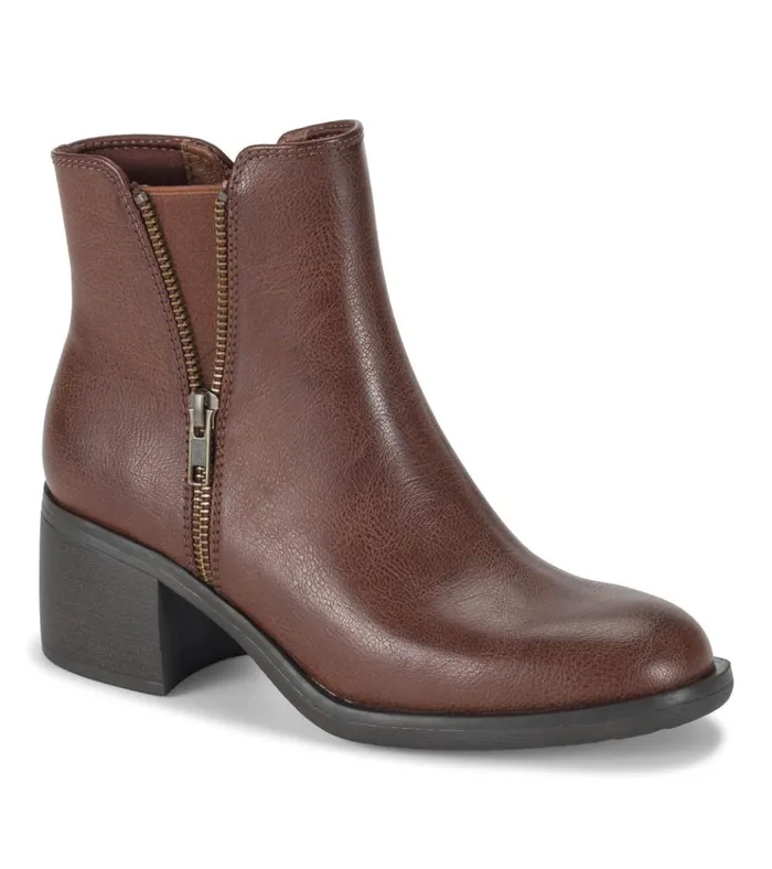 Women Avery Block Heel Bootie Oak Baretraps Booties