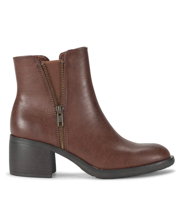 Women Avery Block Heel Bootie Oak Baretraps Booties