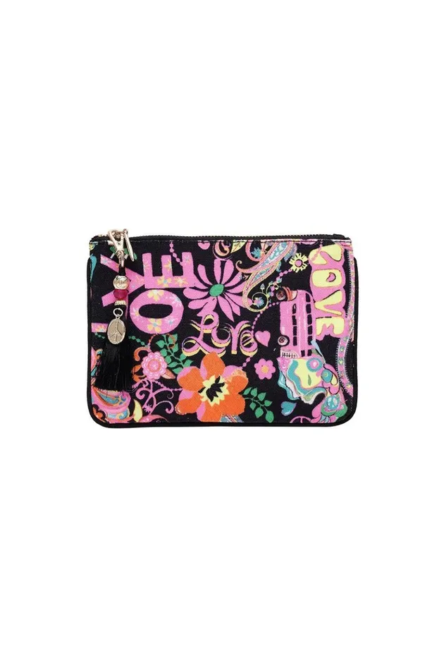 Women Bags Camilla Coin And Phone Purse Peace Love And Hair