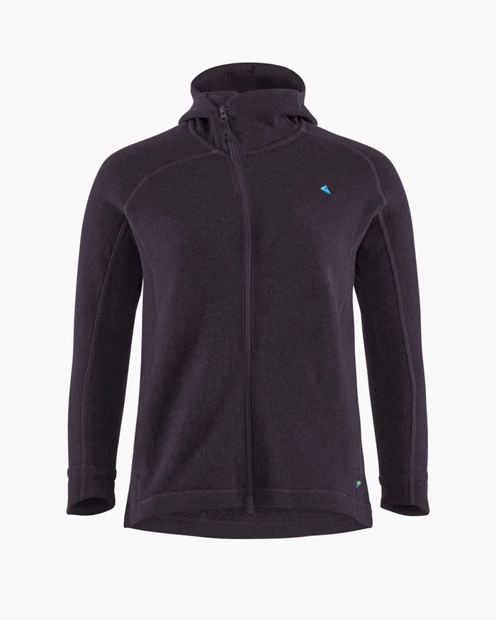 Women Balder Hoodie Wool MidLayer Grape Klttermusen Fleeces and Sweaters