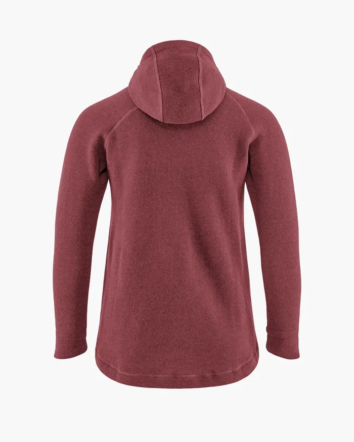 Women Balder Hoodie Wool MidLayer Wild Orchid Klttermusen Fleeces and Sweaters