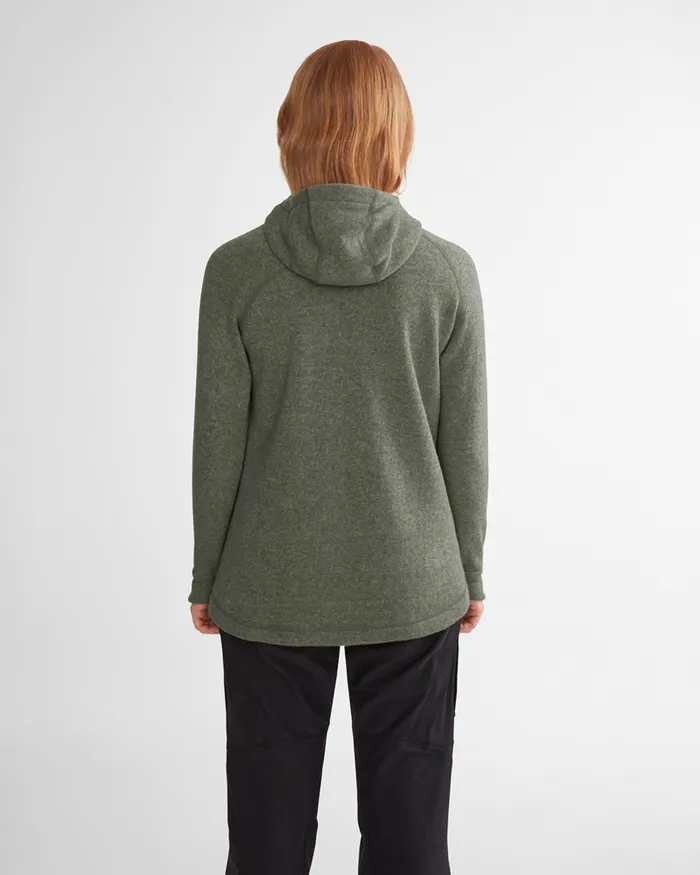 Women Balder Hoodie Wool MidLayer Wild Orchid Klttermusen Fleeces and Sweaters