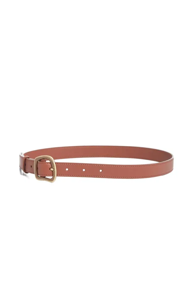 Women Belts Gabriela Hearst Small Simone Belt In Cognac Leather