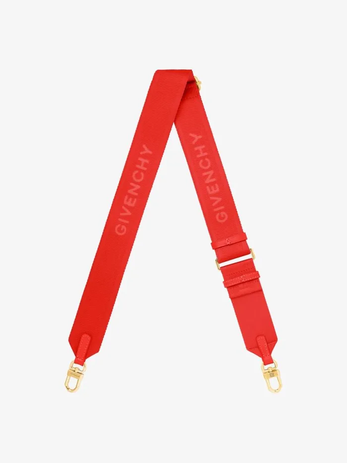 Women Belts Givenchy GIVENCHY Strap In Webbing Red