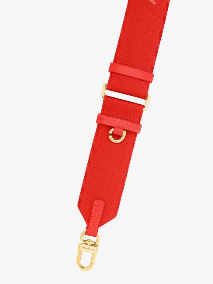 Women Belts Givenchy GIVENCHY Strap In Webbing Red