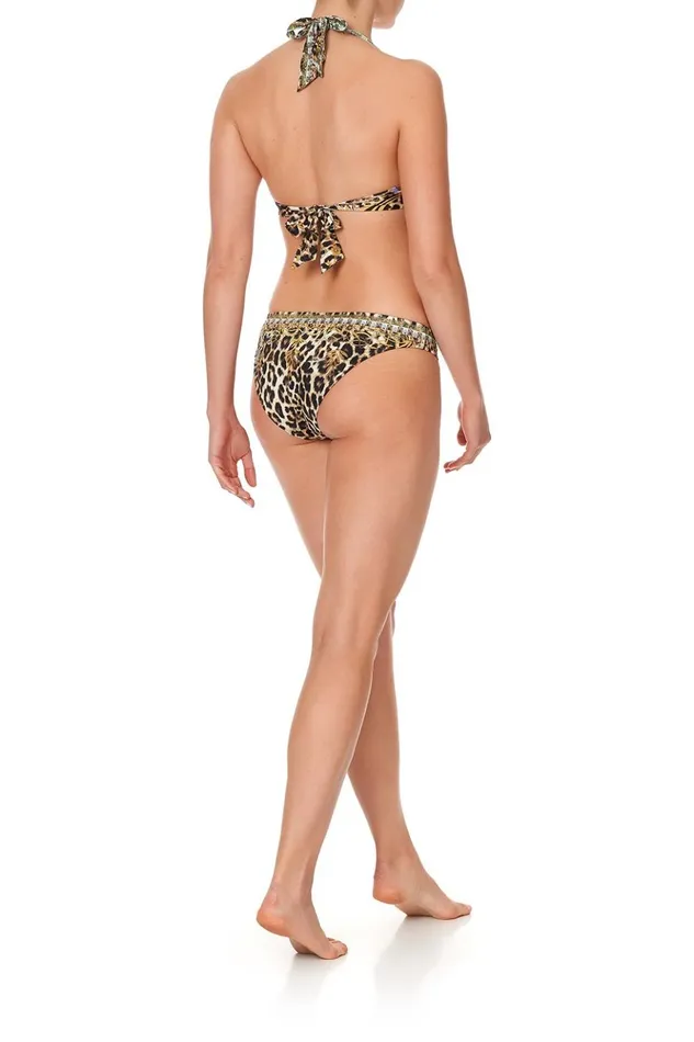 Women Bikinis Camilla Knot Front Halter Top Nomadic Nymph
