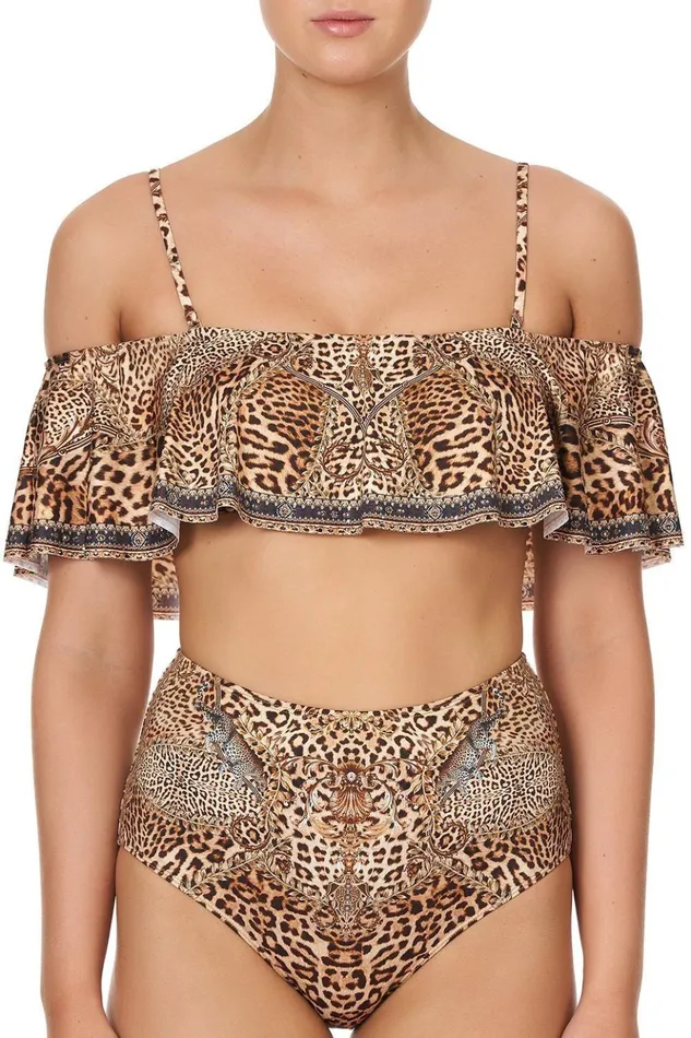Women Bikinis Camilla Off Shoulder Bra With Frill Lady Lodge