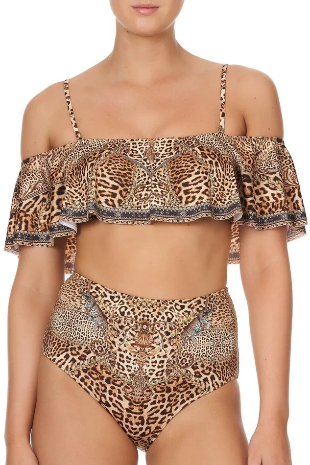 Women Bikinis Camilla Off Shoulder Bra With Frill Lady Lodge