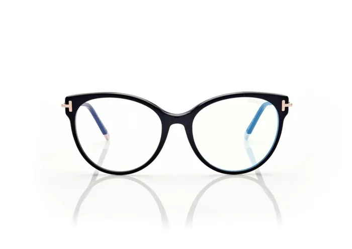 Women BLUE BLOCK COLLECTION Tom Ford Blue Block Soft Cat Eye Opticals