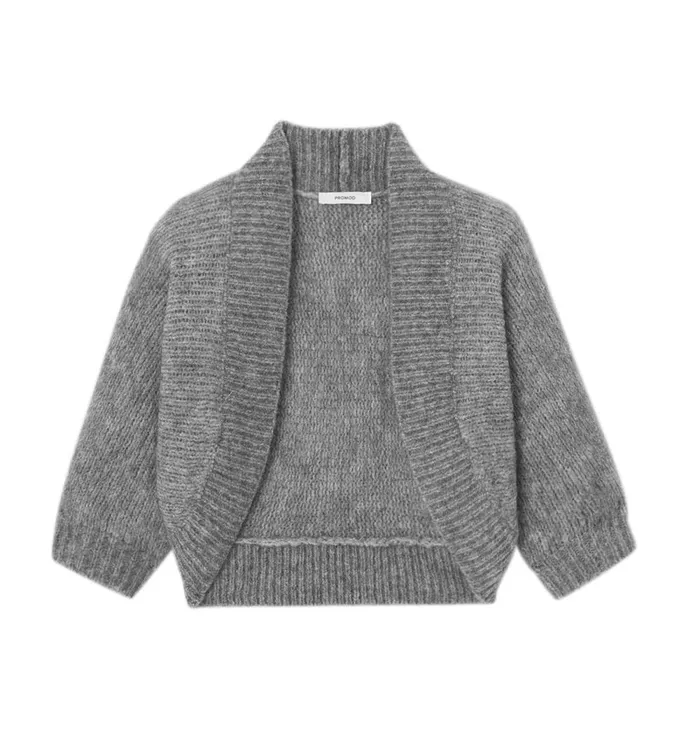 Women Bolero Including Mohair 8211 Light Grey Promod Jumpers And Cardigans Women Bolero Including Mohair 8211 Light Grey Promod Jumpers And Cardigans