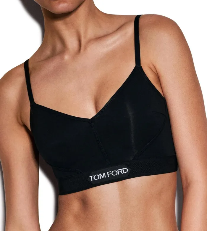 Women Bras Tom Ford Modal Signature Top Black Women Bras Tom Ford Modal Signature Top Black