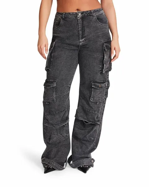 Women BRODY PANT BLACK DENIM Black Denim Steve Madden Bottoms Women BRODY PANT BLACK DENIM Black Denim Steve Madden Bottoms