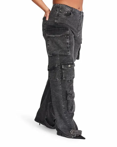 Women BRODY PANT BLACK DENIM Black Denim Steve Madden Bottoms Women BRODY PANT BLACK DENIM Black Denim Steve Madden Bottoms