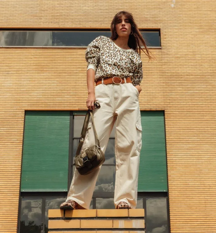 Women Canvas Cargo Trousers 8211 Beige Promod Trousers