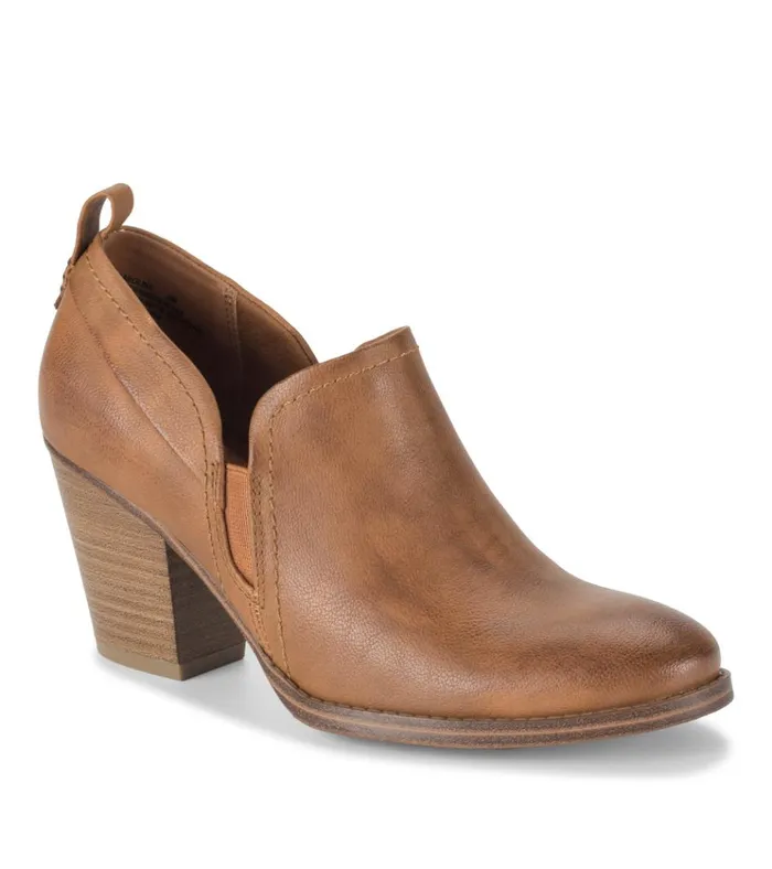Women Caroline Ankle Bootie Cognac Baretraps Booties