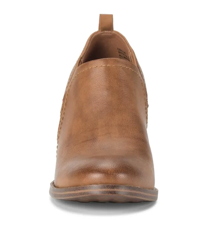 Women Caroline Ankle Bootie Cognac Baretraps Booties