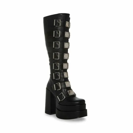 Women CASSIA BLACK Black Steve Madden Boots and Booties Women CASSIA BLACK Black Steve Madden Boots and Booties