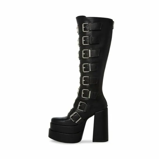 Women CASSIA BLACK Black Steve Madden Boots and Booties Women CASSIA BLACK Black Steve Madden Boots and Booties