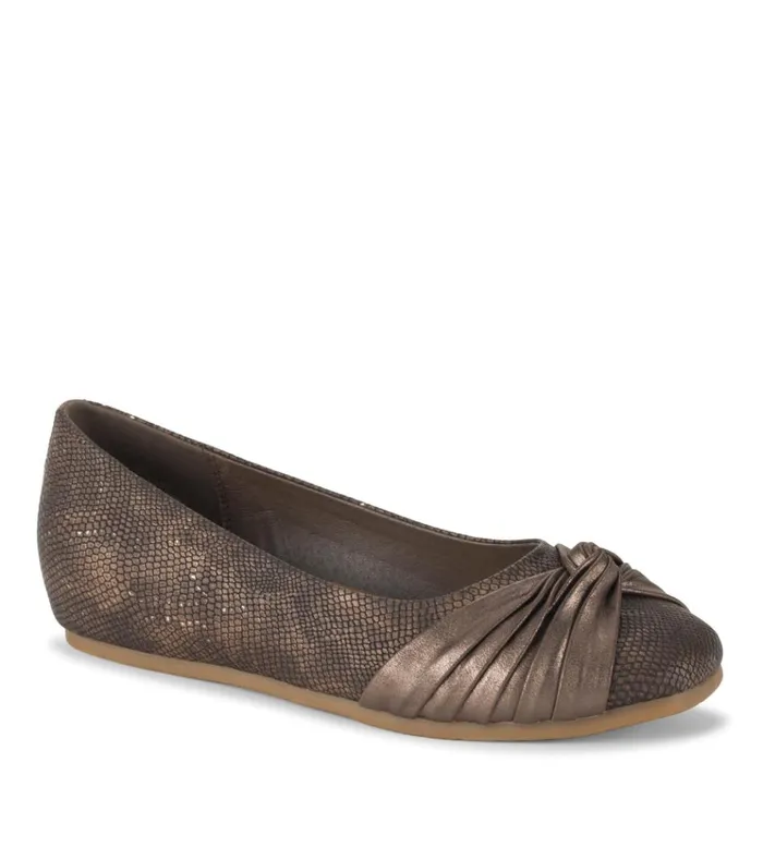 Women Chainey Casual Flat Taupe Metallic Baretraps Flats and Loafers