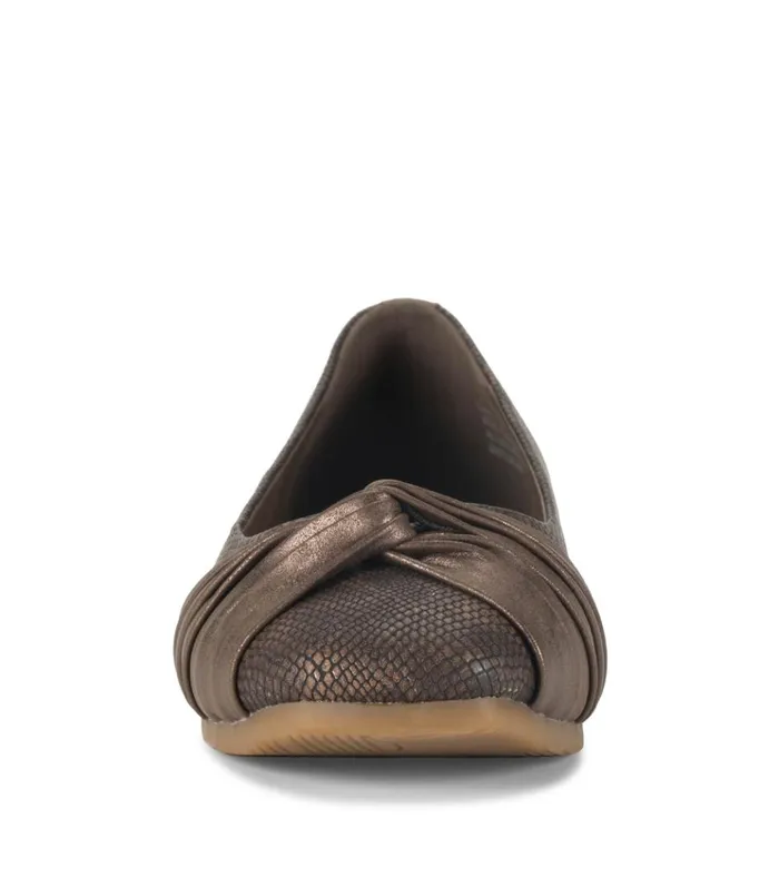 Women Chainey Casual Flat Taupe Metallic Baretraps Flats and Loafers