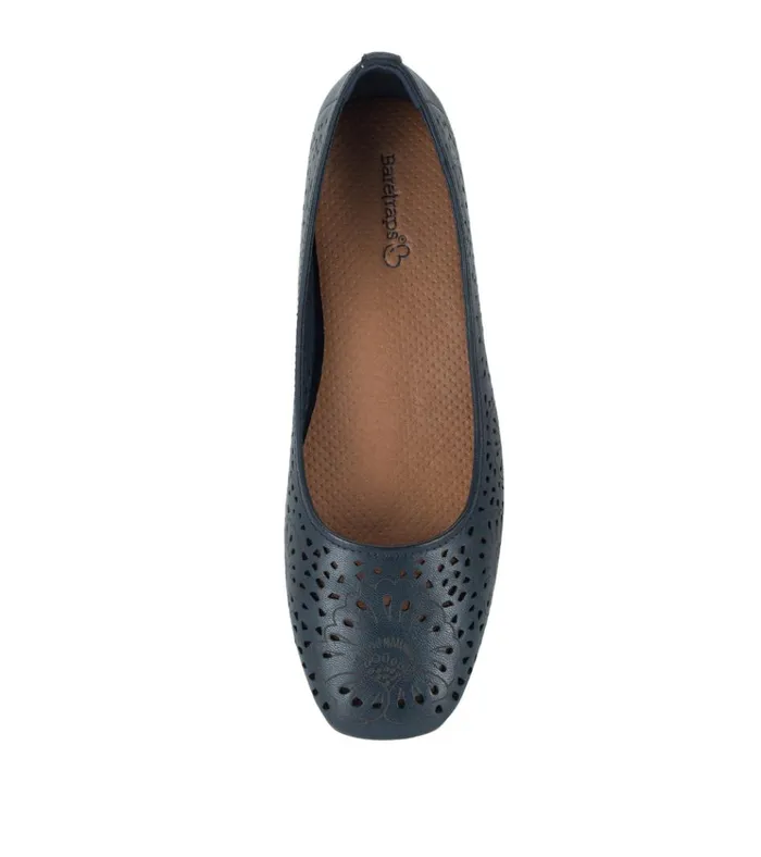 Women Chika Casual Flat Navy Blue Baretraps Flats and Loafers
