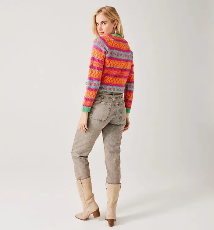 Women Christmas Jumper 8211 Multicolour Print Promod Jumpers And Cardigans Women Christmas Jumper 8211 Multicolour Print Promod Jumpers And Cardigans