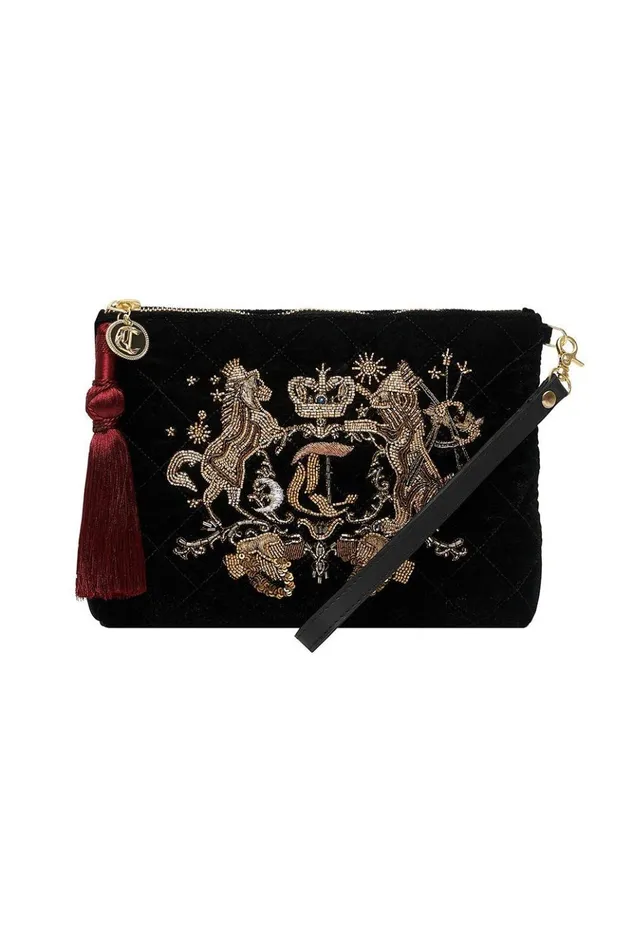 Women Clutch Bags Camilla Quilted Velvet Clutch Dining Hall Darling