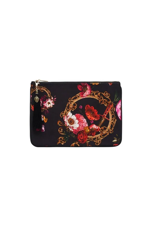 Women Clutch Bags Camilla Small Canvas Clutch Mirror Mirror